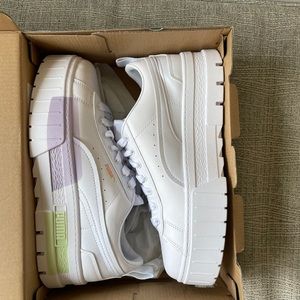 Puma White “Mayze” platform Sneakers